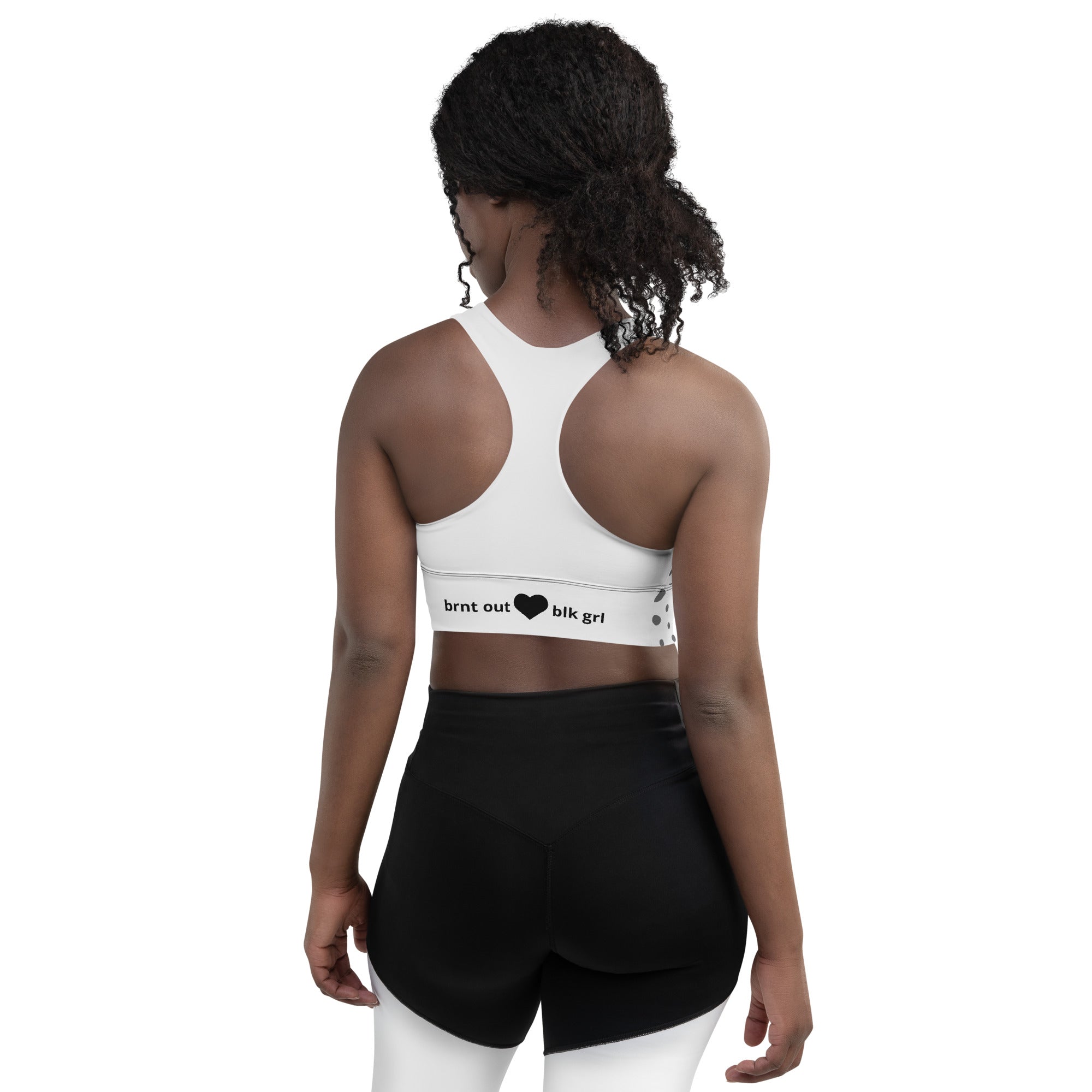 Not Today longline sports bra