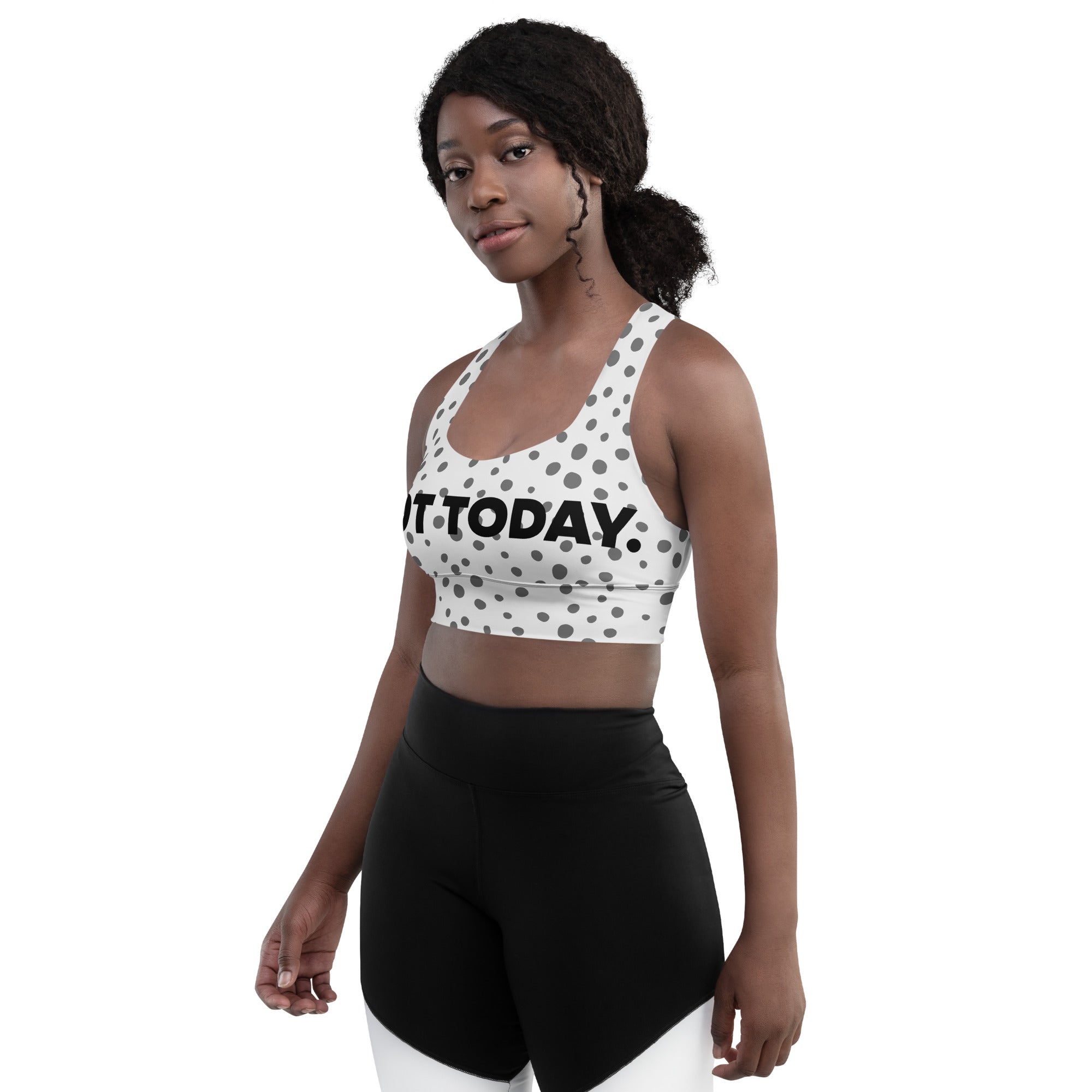 Not Today longline sports bra