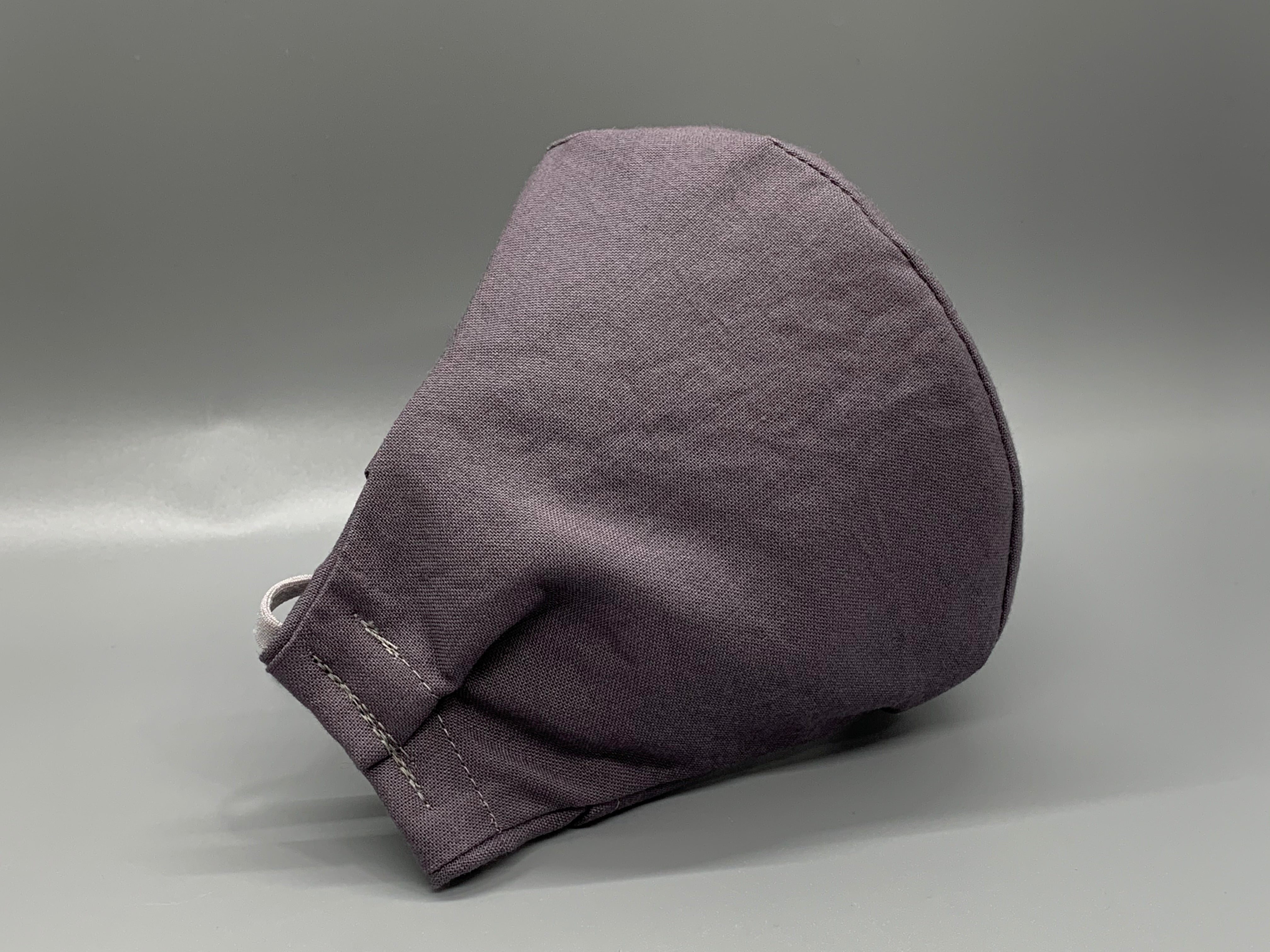 Handmade Triple Layer Cotton Facemask. Solid gray cotton. Gray filter pocket. Fabric enclosed nose wire. Comfy adjustable gray elastic earloops. Cut from one cloth-meaning fabric is same and where your pattern lies may vary. non-returnable/non-refundable. non medical grade. not a replacement for medical grade personal protective equipment (PPE), surgical masks, N95s, or social distancing. Follow all recommended CDC guidelines.